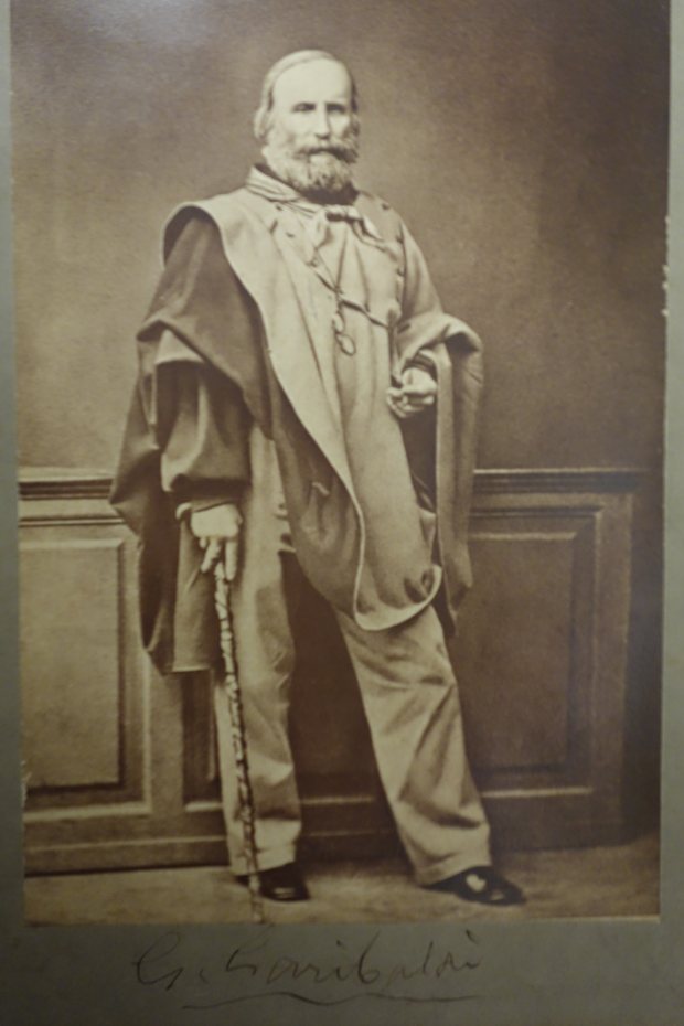 Foto autografata di Giuseppe Garibaldi